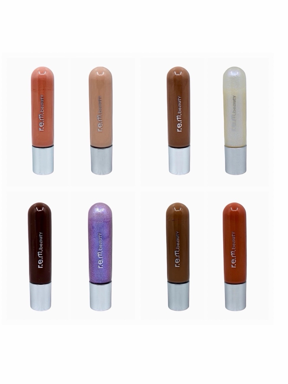 r.e.m. beauty On Your Collar Plumping Lip Gloss - 8 Shades - 0.28 fl oz x 8